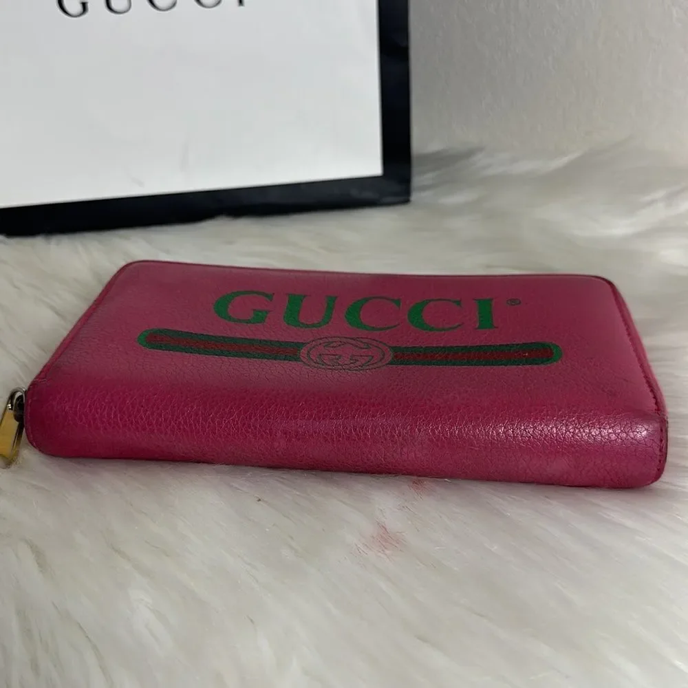 💯Authentic Gucci Zipped Around Long Wallet🍀 - Picture 4 of 14